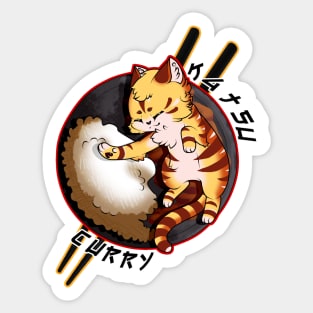 Kat-su Curry Sticker